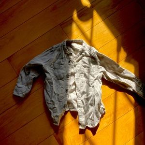 Boys mao collar fitting shirt